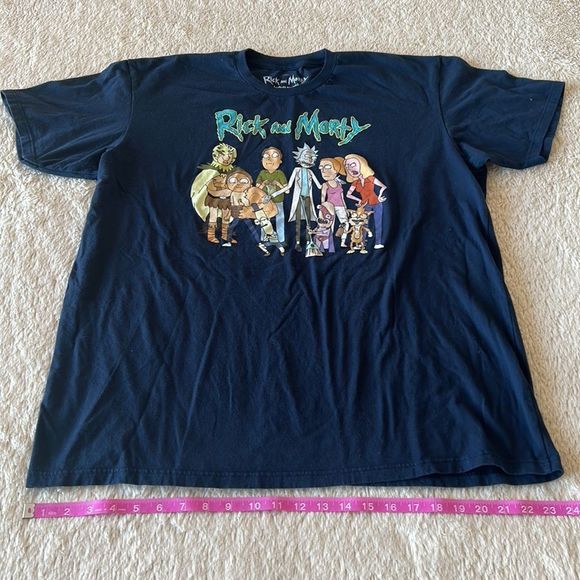 Rick and Morty blue t shirt size 2X - Picture 11 of 16